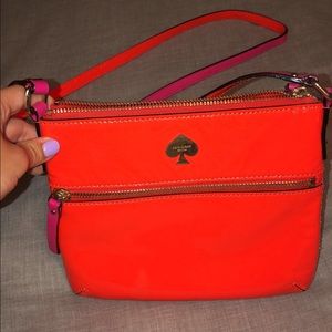 Kate Spade patent leather crossbody purse
